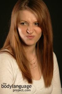 Snerging Body Language of the Sneering - Nonverbal Body Language Dictionary